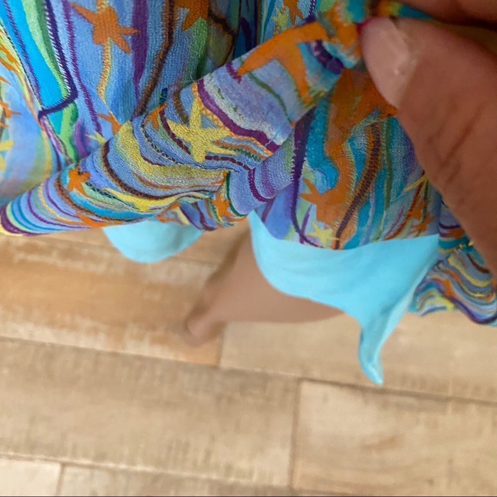 Diane Von Furstenberg stars silk midi dress 8 - Picture 8 of 13